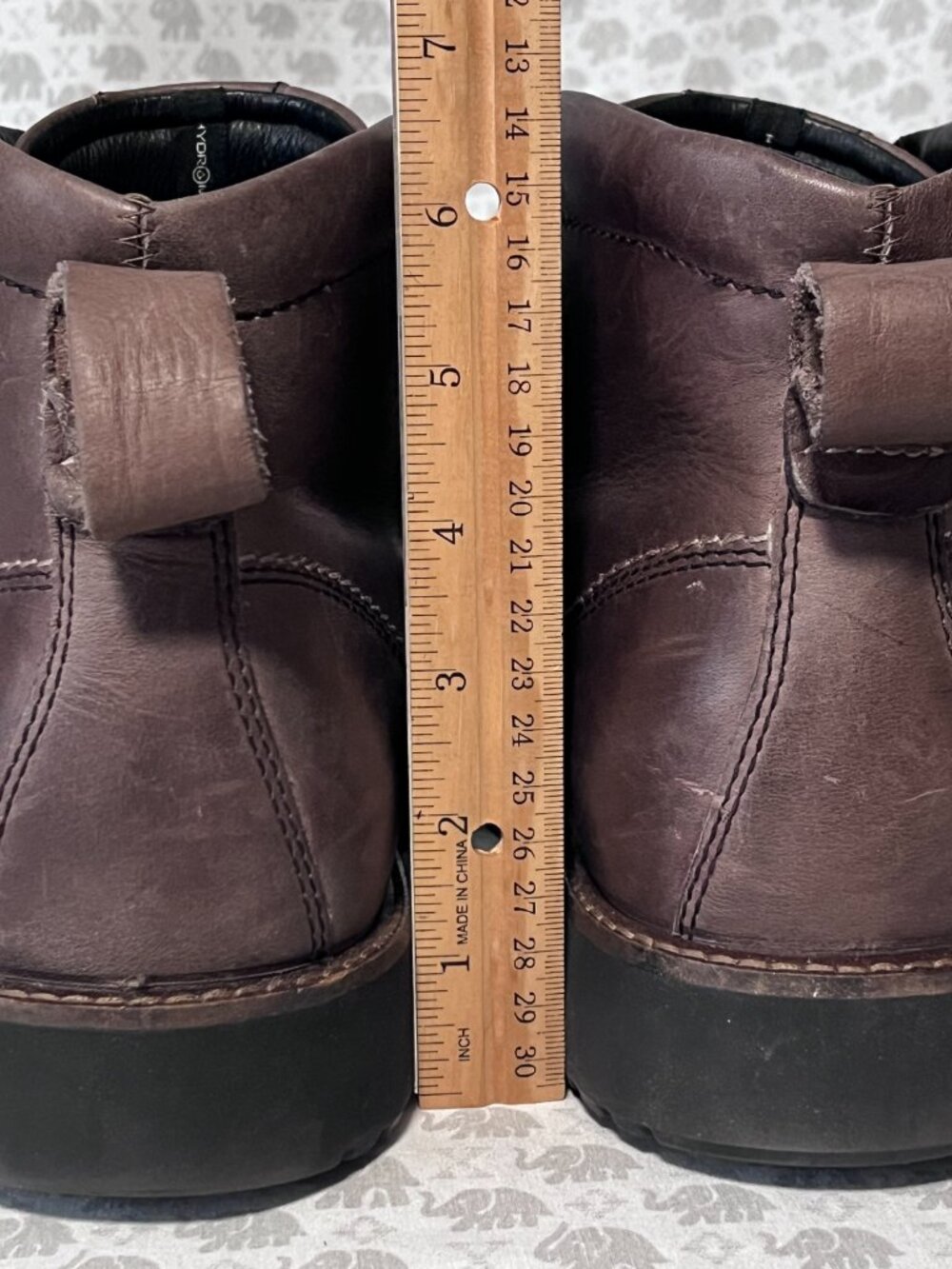 ECCO Men's Brown Leather Lace-Up Boots - Picture 5 of 11